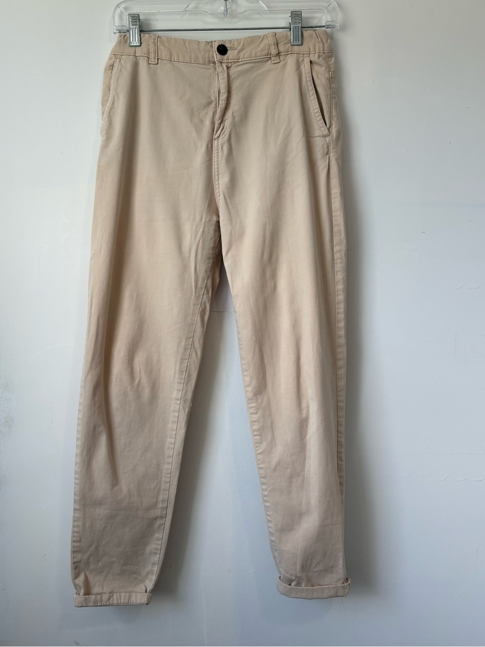 Zara Light Beige Chino Pants